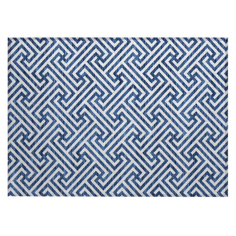 Washable Indoor / Outdoor Rug, Rectangle 1'8" x 2'6"