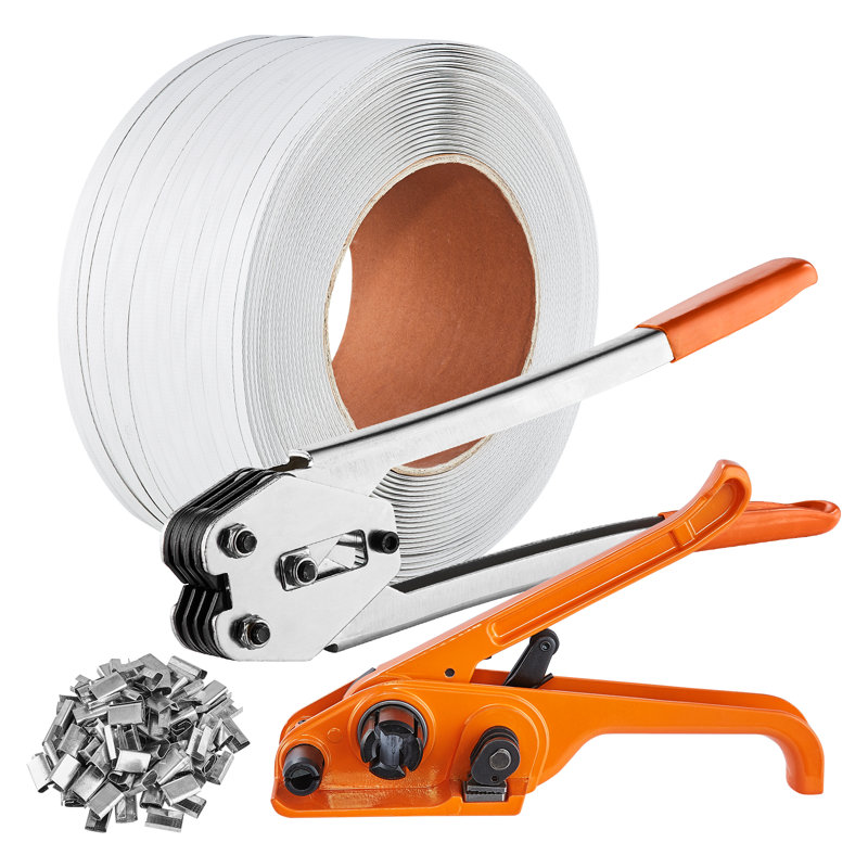 VEVOR PP Banding Strapping Kit with Strapping Tensioner Tool, Banding Sealer Tool