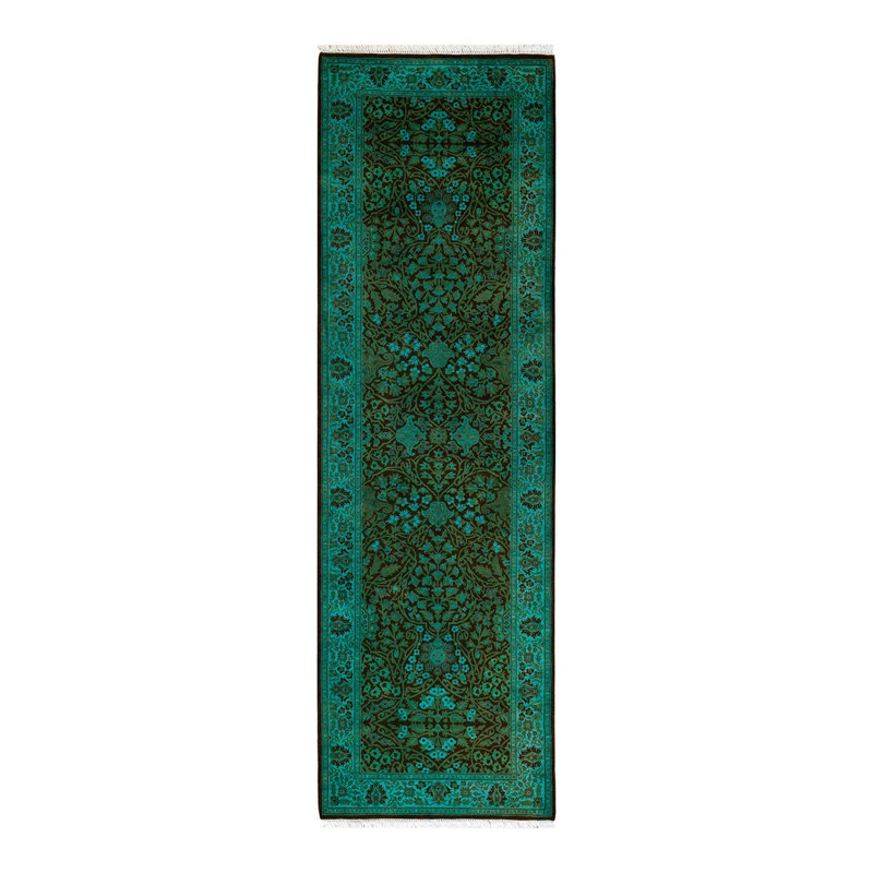 Fine Vibrance One-of-a-Kind 2' 7" X 8' 7" Hand Knotted Area Rug