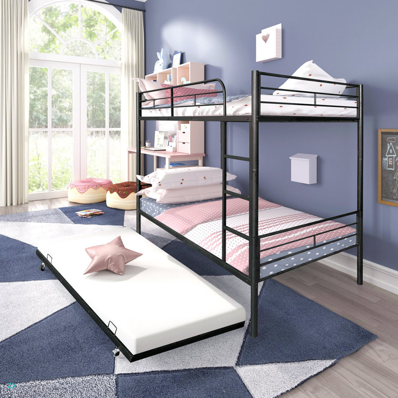 Separatable Bunk Bed With Trundle