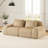 82" Modern Modular Sectional Sofa,Flannelette Fabric-1165593606