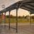 EASYHAWK 20 ft. W x 20 ft. D Galvanized Steel Carport with Sloped Roof-123819701