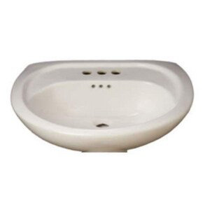 Proflo 18 " 8.13 " Tall Vitreous China Oval Bathroom Sink