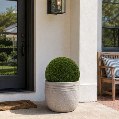 Faux Pine Topiary