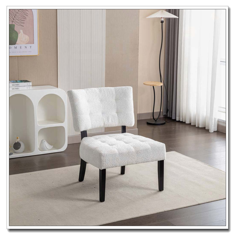 Fauteuil d'appoint capitonné avec sièges surdimensionnés Boucle