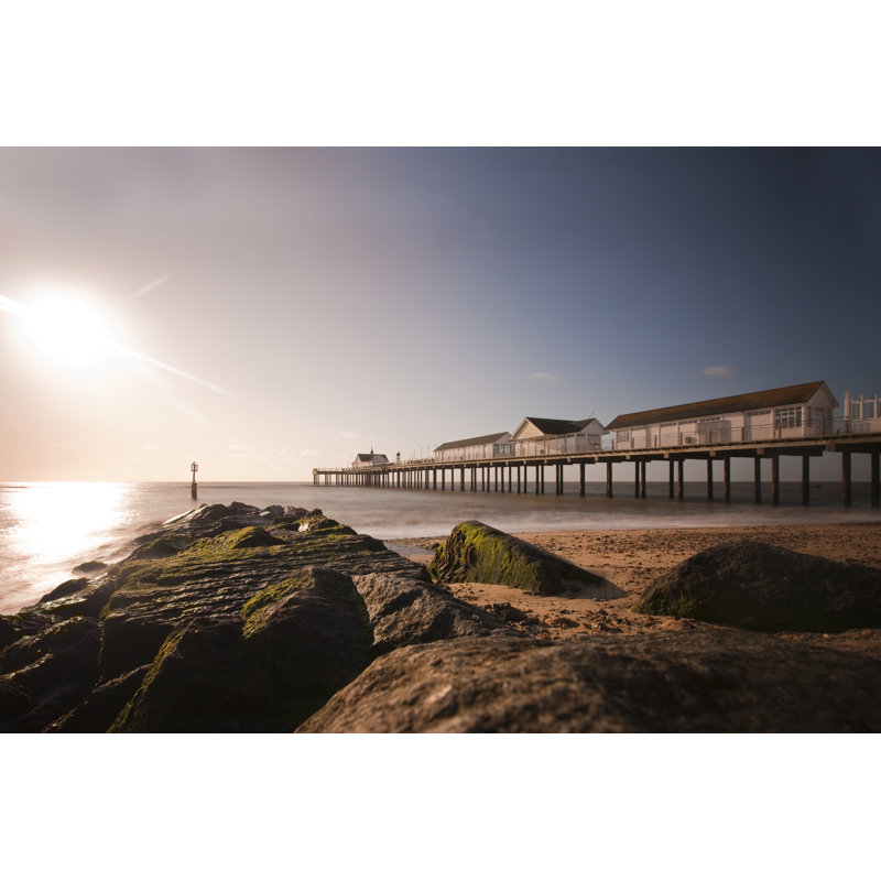 Southwold Pier by Joingate - Wrapped Canvas Print, 30cm H x 46cm W