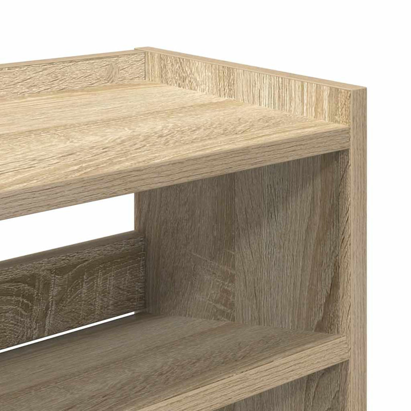 15 Pair Shoe Rack, Sonoma Oak