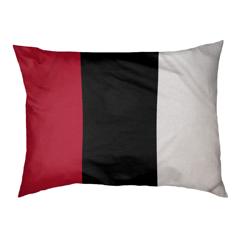 Coussin pour chien hockey Las Vegas, Grand (l 50 po x P 40 po x H 17 po), Rouge / Noir / Blanc