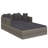 Learon 46.5'' Wide Rectangle Patio Daybed with Cushions-411230419-411230418