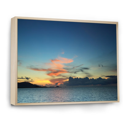 «Panoramic Cloud and Sky At Sunset», reproduction sur toile