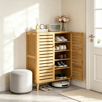 13 Pair Shoe Storage Cabinet
