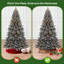 Christmas Tree Collar, Holiday Woven Hyacinth Tree Skirt Accessory with Cord Cut-Out-118760808-118760813