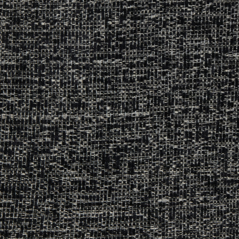 Matera 56" Fabric Bench In Ebony Black