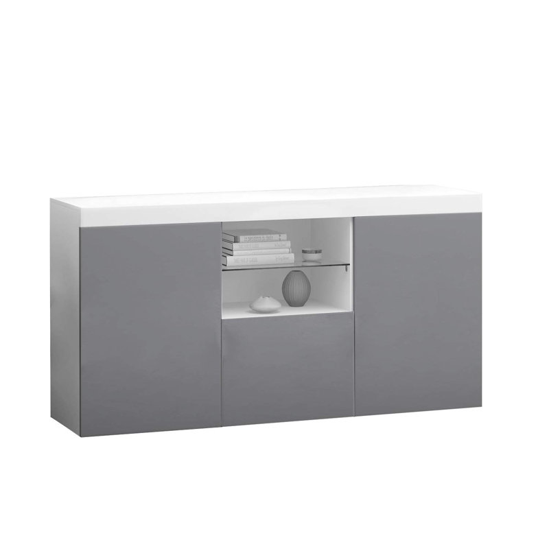 Fayeth 135Cm Wide Sideboard, Grey