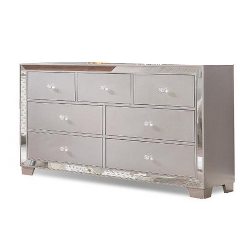 Elystan 57'' W 7 - Drawer Dresser, Silver