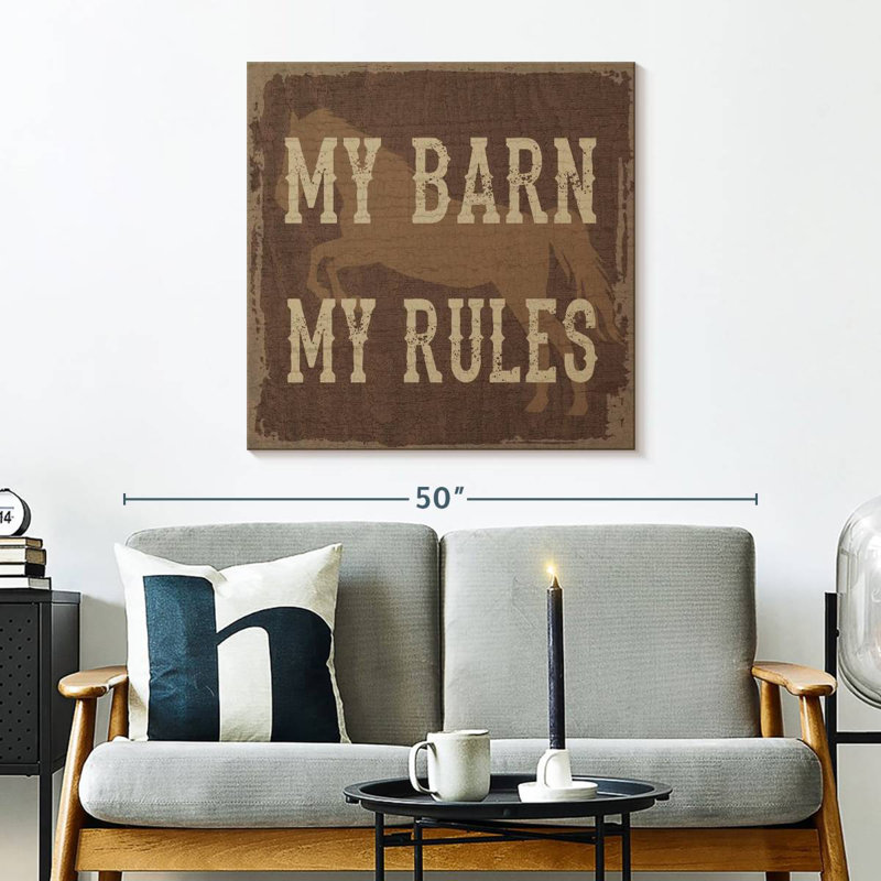 Plaque murale Khylige My Barn, H 30 po x l 30 po