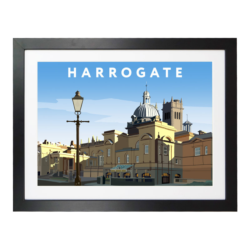 Harrogate 3 by Richard O'Neil - Print, Black Wood Frame, 33.5 cm H x 43.5 cm W x 2.2 cm D