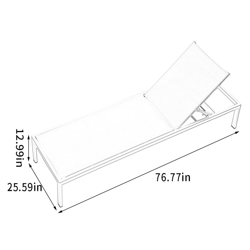 Adjustable Outdoor Lounge Chair Outdoor Chaise Lounge