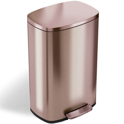 SoftStep Deodorizer Stainless Steel 13 Gallon Step on Trash Can