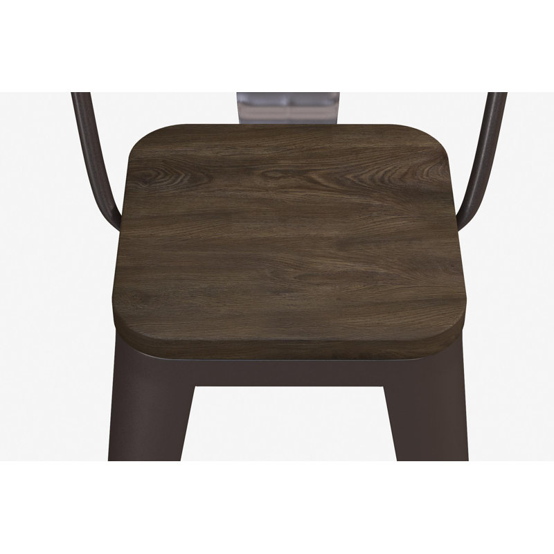North Andover Bar Stool, Copper, Counter Stool (23.5” Seat Height)