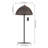 Tilly 12.75" Modern Coastal Indoor/Outdoor Wicker Shade Rechargeable/Cordless Dimmable Integrated LED Table Lamp