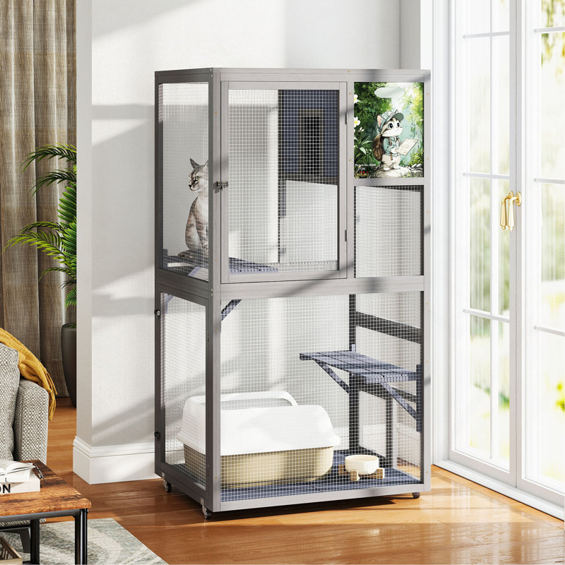 Enceinte d'extérieur pour chat Catio