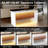 Modern Kitchen Island with LED Lights, Marble-Look Surface, and Grille Design for Stylish and Functional Dining and Living Spaces-192978115