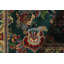Tapis de couloir en laine noué à la main de style oriental rouge / vert / brun clair 2 pi 8 po x 10 pi Roca