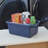 ECR4Kids Scoop Front Plastic Storage Bins, Multipurpose Organization, 5-Piece-100481290