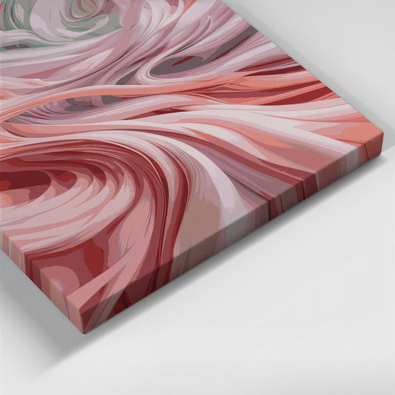 Art numérique sur toile 84 "Abstraction numérique", H 8 po x l 10 po