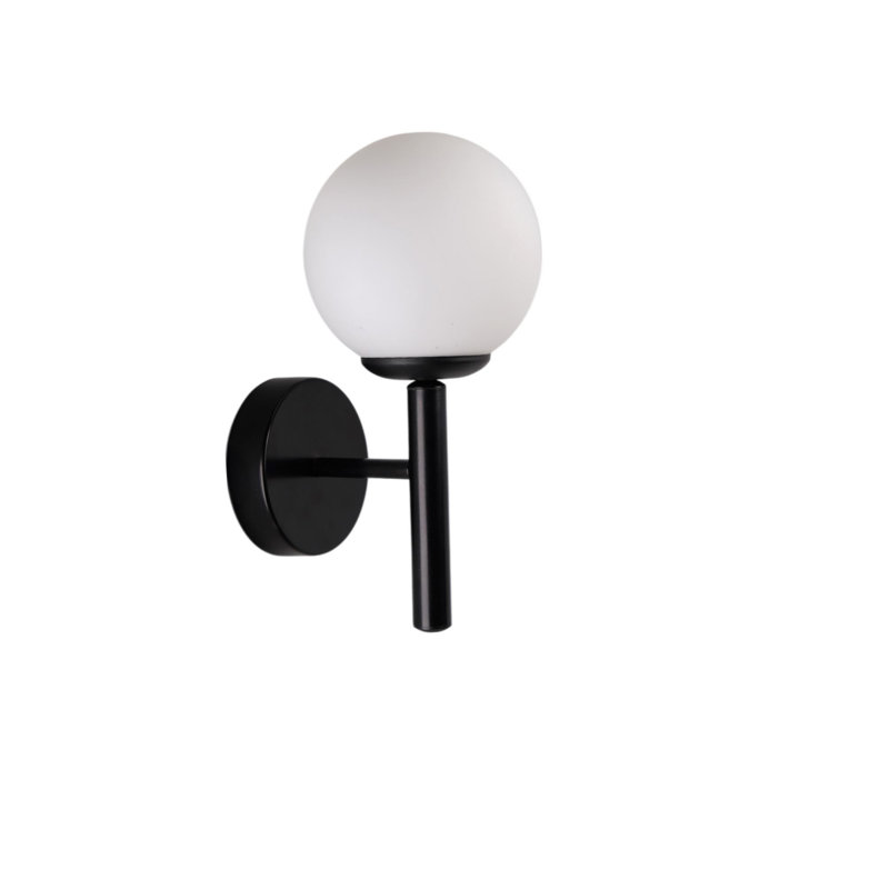 Lampe murale, Noir, Blanc