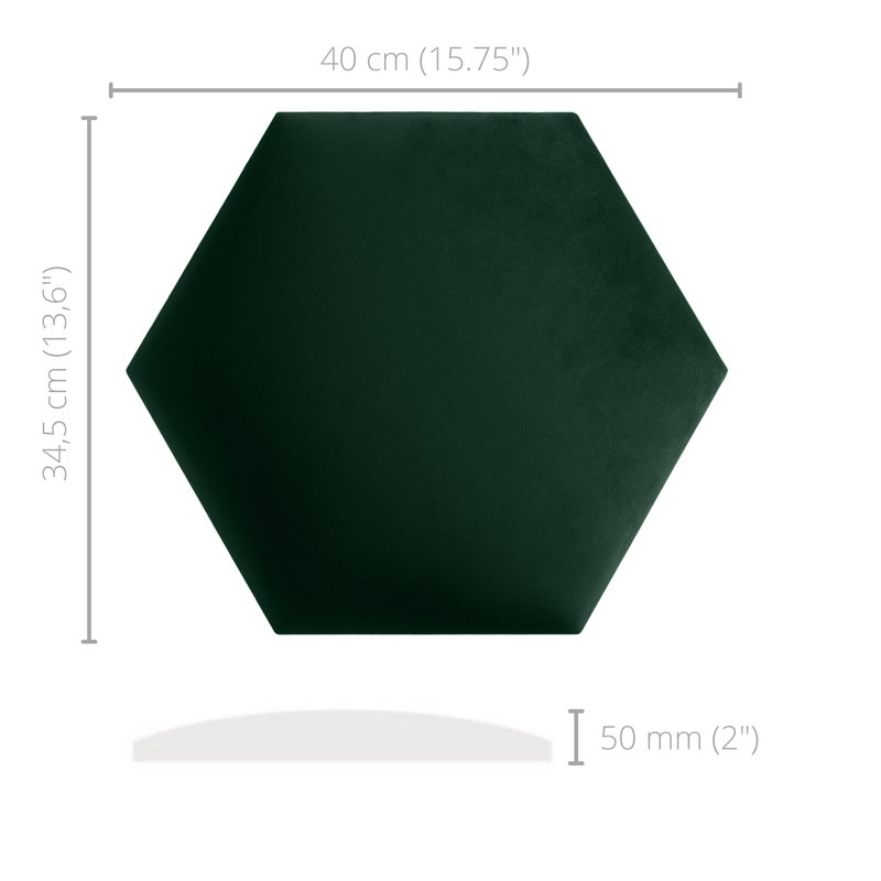 30 cm x 30 cm Vertäfelung Riviera, Dark Green