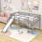 Emens Kids Twin Loft Bed-420635617