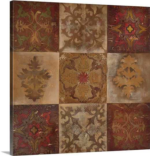« tiles i » par silvia vassileva,, impression sur toile Barcelona, H 20 po x l 20 po x P 1,25 po