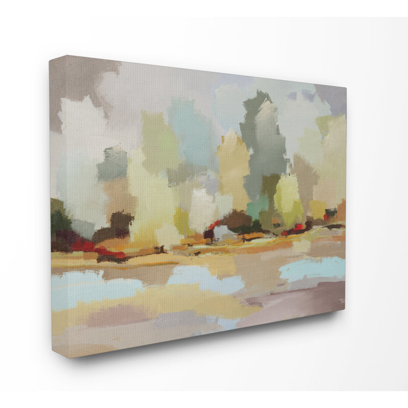 «Chatham Salt Marsh Abstract Landscape», reproduction d'art, H 16 po x l 20 po, Toile tendue