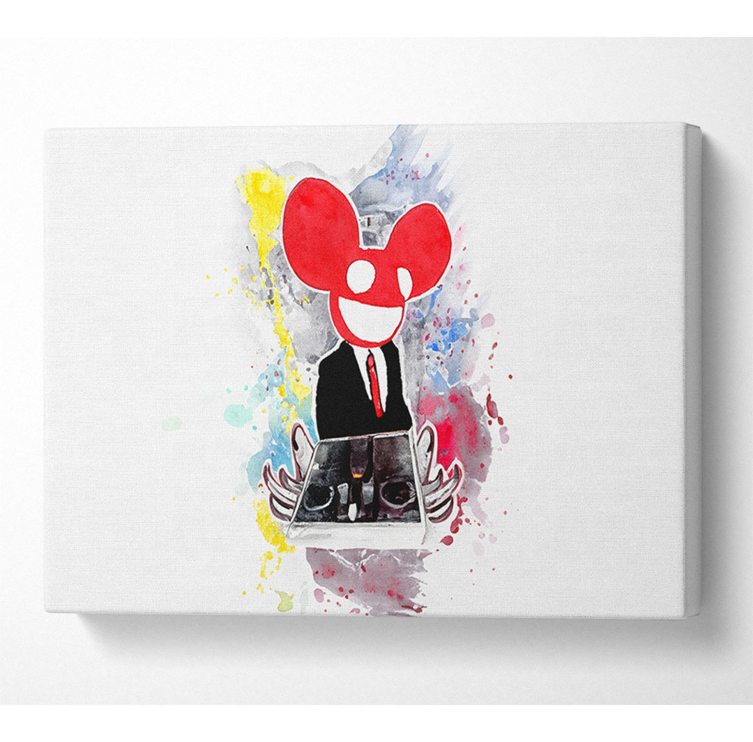 Mouse It Up Segeltuch Aquarell