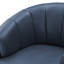 Fauteuil demi-tonneau pivotant en cuir Modern Geniue-1341155220