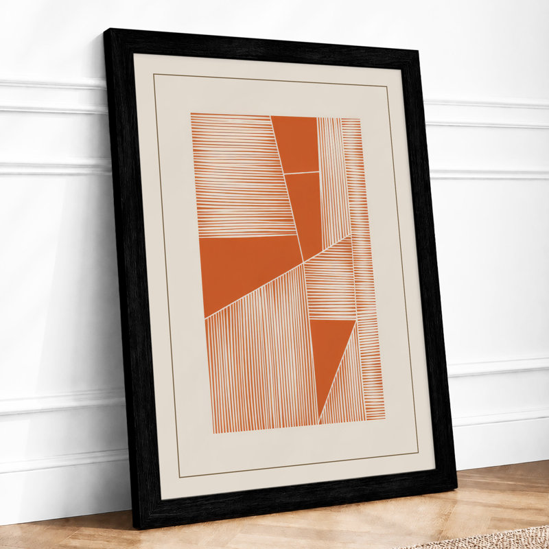 Motion Geometric - Print, A1 - 84.1 x 59.4 cm, Black