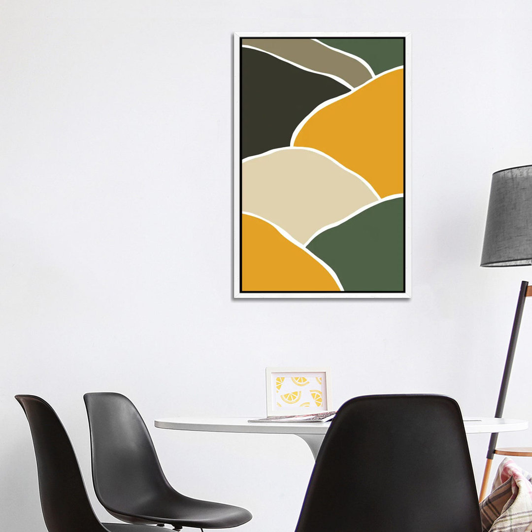 Wild Collection Hills Abstract von Pixy Paper - Galerie-verpackte Leinwand Giclée auf Leinwand