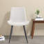 Chaises de salle à manger modernes, pieds en similicuir, ensemble de cuisine compacte de 4