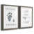 Cadre en papier gris