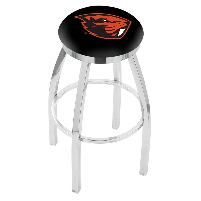 NCAA Swivel Counter and Bar Stool, Oregon State, "Bar Stool (30" Seat Height)"