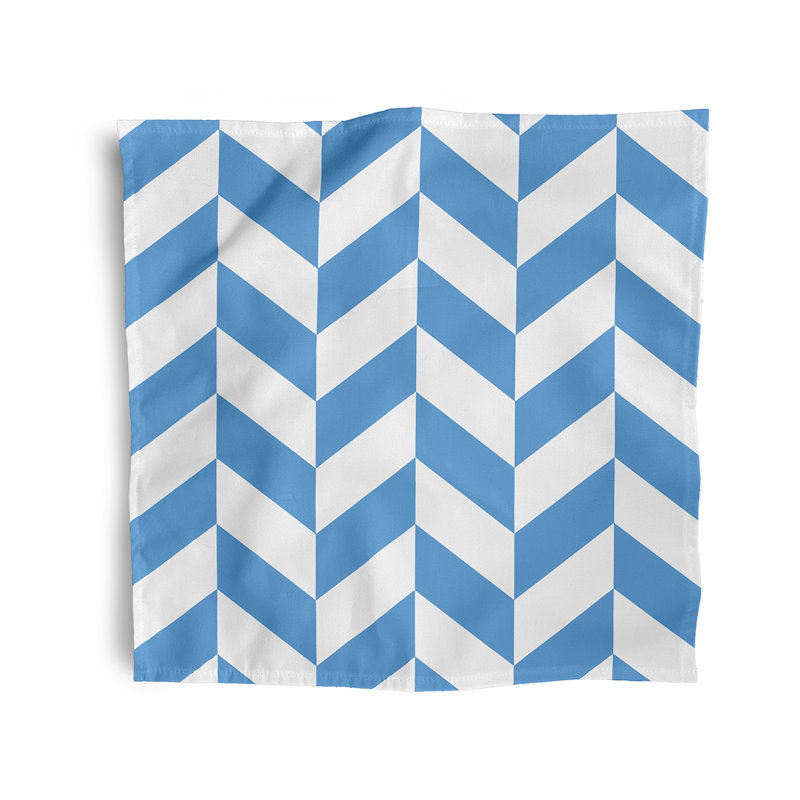 Ensemble de serviettes 4 pièces Kipling, L 18 po x L 18 po, bleu