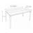 Black walnut modern dining table-111028070