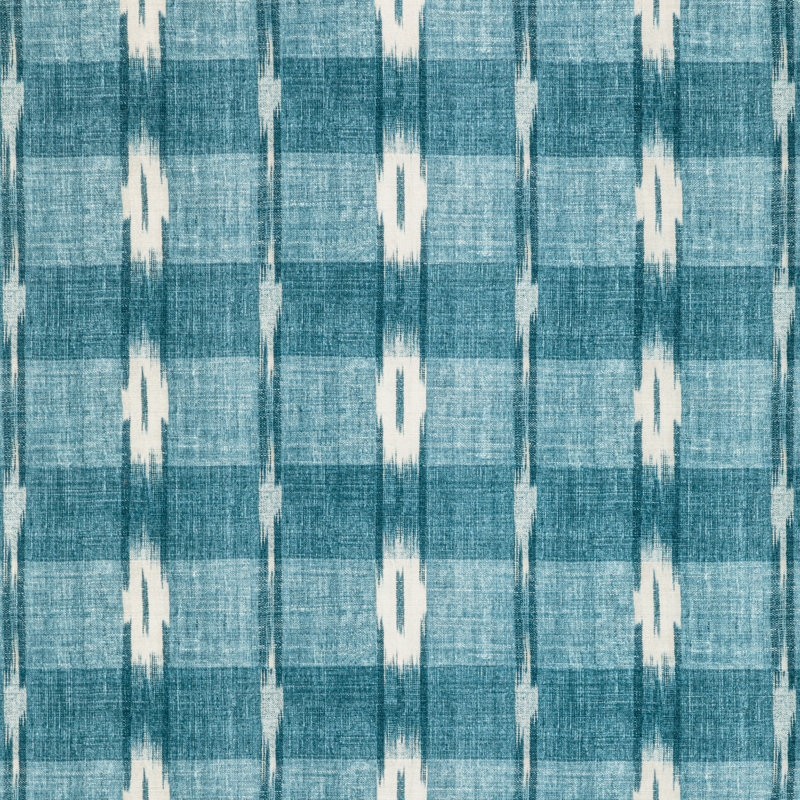Manoir Girard Cotton Blend Fabric, Teal