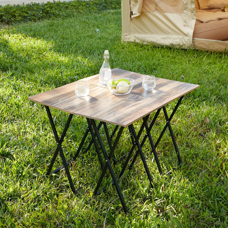 TV Trays For Eating Set Of 4 With Stand,Folding TV/Snack Tray Table Set,Folding TV Dinner Tables For Small Space