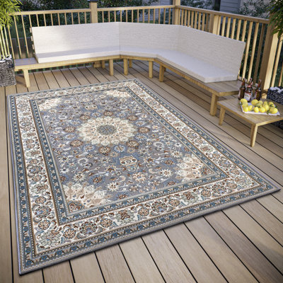 Flair Flatweave Blue/Brown Recommended Use Rug