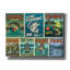 «Vintage Fish Adds» par Epic Portfolio, art mural sur toile-1935460096