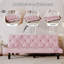 Sofa To Sofa Bed Transformation: 66" Pink Velvet Sofa Bed, Ideal
