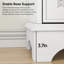 Rattan Storage Cabinet With Adjustable Partition